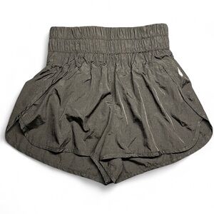 Free People Movement, Black High-Waisted work-out shorts, M